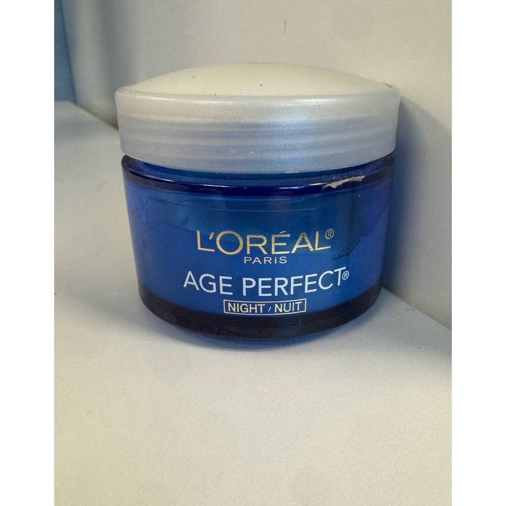 Loreal Age For Mature Skin Anti-Sagging/Age Spot Night Cream 2.5 oz OLD STOCK